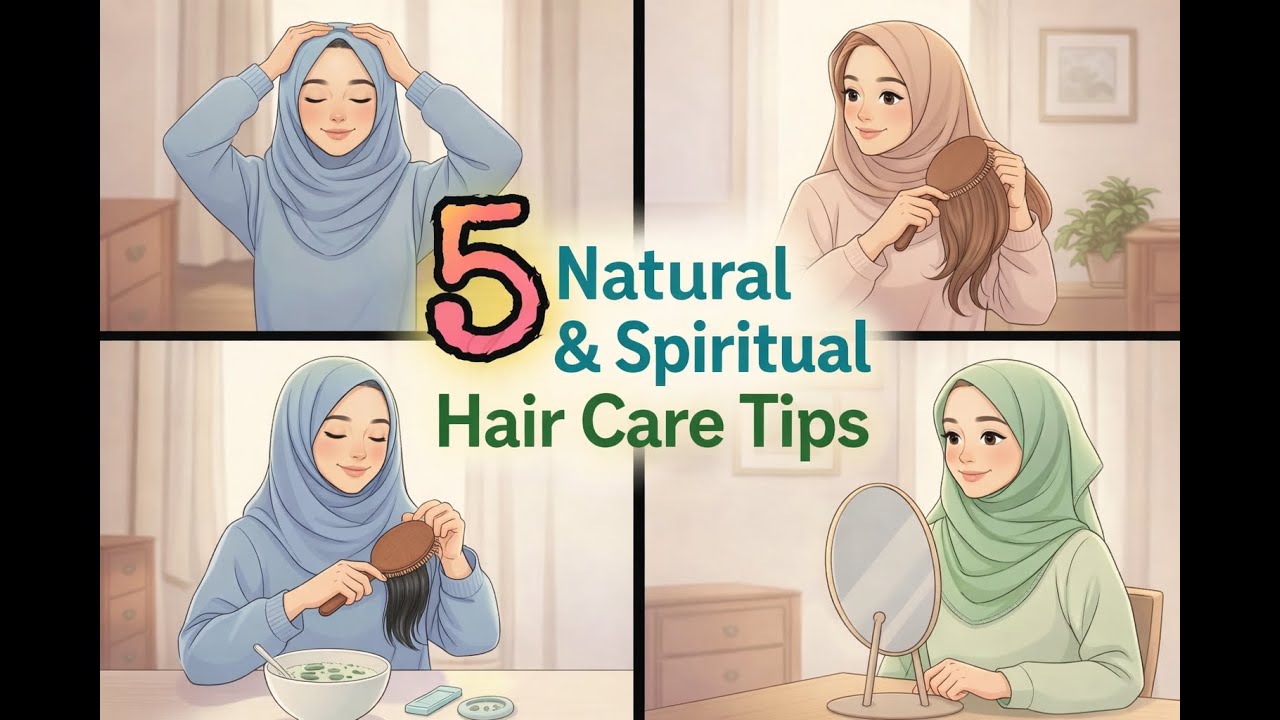 Natural & Spiritual Hair Therapy 🌿 | 5 Gentle Tips for hair care|Nadia story