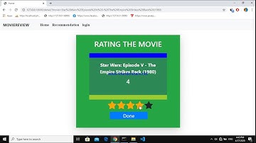 Python Project || movie recommendation system with django || movie recommendation with rating