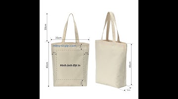 TÚI VẢI BỐ - CANVAS 𝙄𝙉 𝑨̂́𝙉 𝙏𝑨̣̂𝙉 𝙓𝑼̛𝑶̛̉𝙉𝙂 - 𝙂𝙄𝑨́ 𝙍𝑬̉ 𝙆𝙃𝑶̂𝙉𝙂 𝙏𝑼̛𝑶̛̉𝙉𝙂