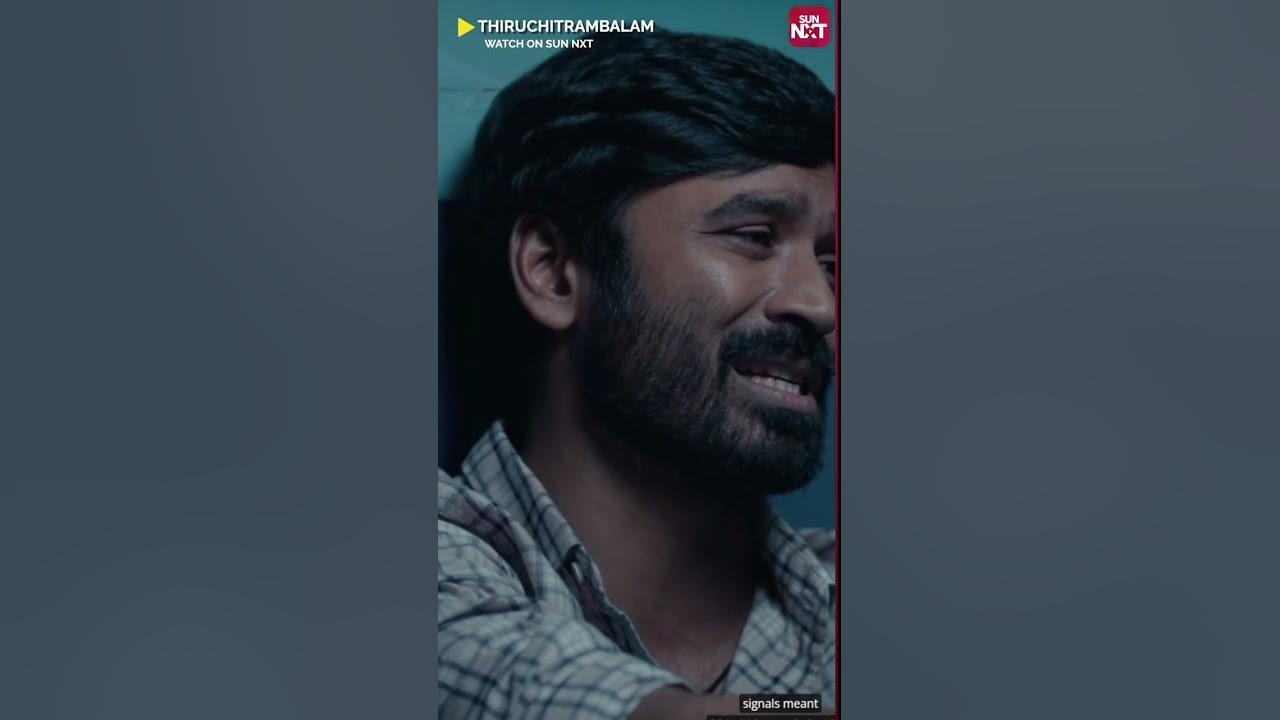 Dhanush Train dialogue! | #thiruchitrambalam | #dhanush | #shorts ...