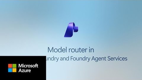 Introducing the model router in Foundry Models