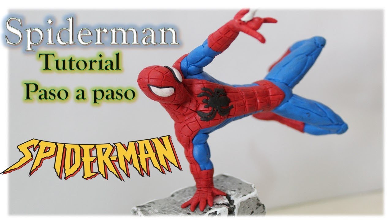 predicción Fábula Adiós Como Hacer a Spiderman de Plastilina Tutorial / How to make spiderman on  clay reciclado - YouTube