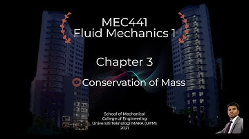 Chapter 3 Conservation of Mass