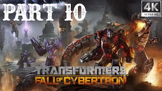 TRANSFORMERS FALL OF CYBERTRON Gameplay Walkthrough Part 10 FULL GAME [PC 4K 60FPS] - No Commentary