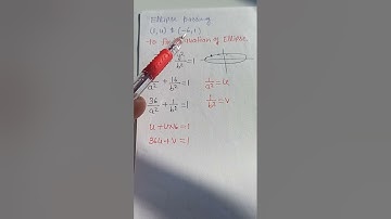 The ellipse passes through (1, 4) and (-6, 1).Find equation of ellipse.