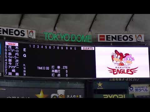 2018.3.23 東北楽天ゴールデンイーグルス スタメン発表