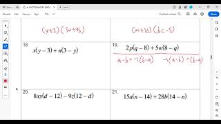 4. Factoring By Grouping Page 4