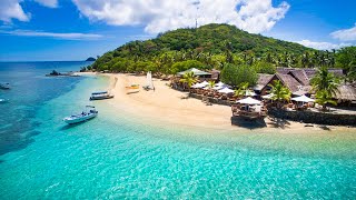 Best Beaches 📍FIJI  Beach, FIJI ISLAND🎵 Deep House Drone 4K Footage