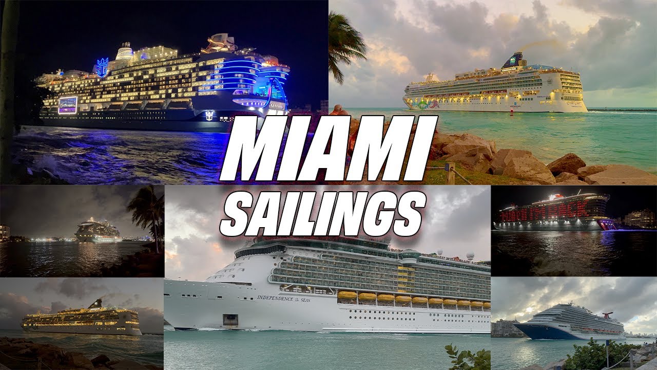 Icon of the Seas & More | All Miami Cruise Ship Departures 14/12/2024