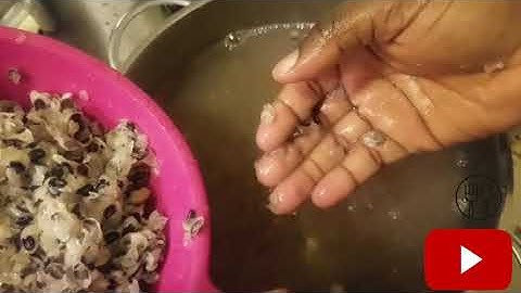 A-z of black eye beans peel off(moi moi &akara ) || 100% explanatory + raggae music