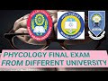 What's the most frequently phycology Exam Question / ሳይኮሎጄ ፈተና