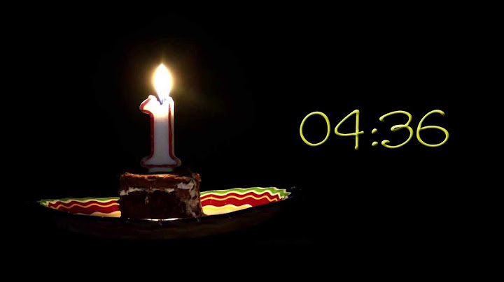 Birthday Countdown