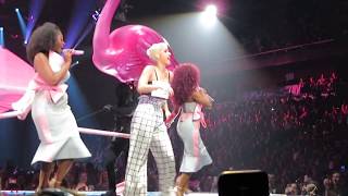 Katy perry live in concert performing last friday night and california
girls.