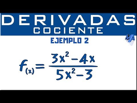 Video: ¿Cuál es la derivada de un cociente?