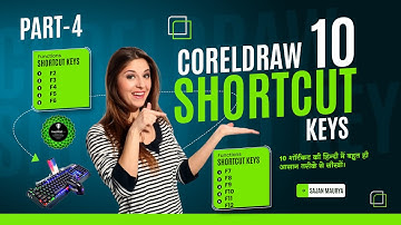 CorelDraw 10 Shortcut keys Part 4 | CorelDraw Keyboard Shortcuts | Best Shortcut Keys in Hindi