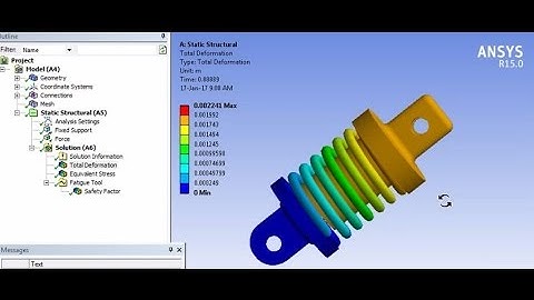 static structural analysis of suspension | finite element analysis online course