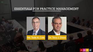 AAE19 Essentials for Practice Management Track