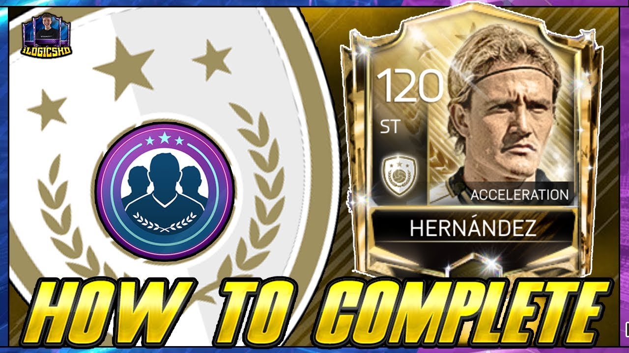 ICON 90 HERNANDEZ HOW TO COMPLETE!! FIFA MOBILE 18 NEW ICONS SBC 90 OVR HERNÁNDEZ UNLOCKED! (EASY)