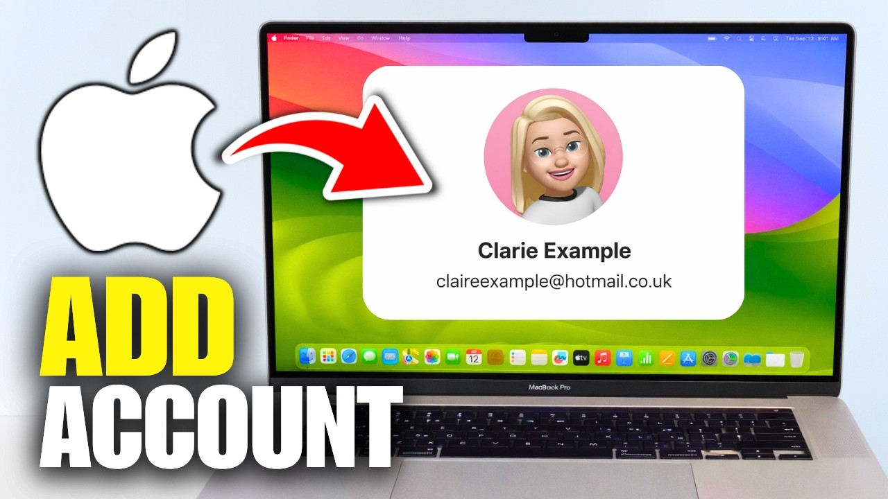 How To Add Apple Account To MacBook (Quick Guide) - YouTube