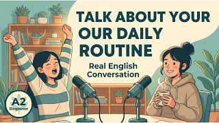 Talk About Your Daily Routine in English | Real English Conversation for Beginners | A2 English