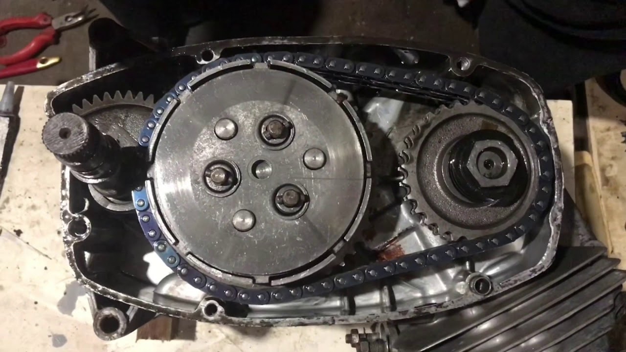 Ремонт двигателя мотоцикла JAWA-634 - YouTube