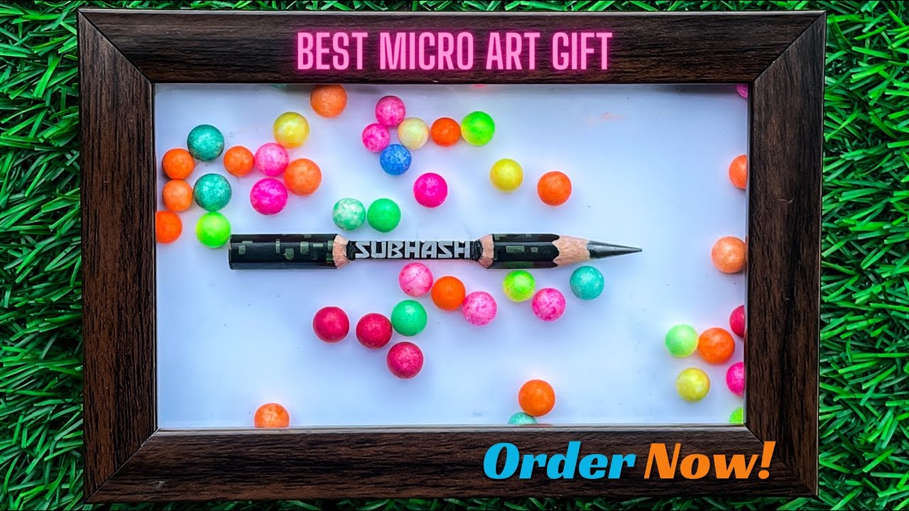 Best Micro Art Gift Frame | Micro Art Tutorial For Beginners