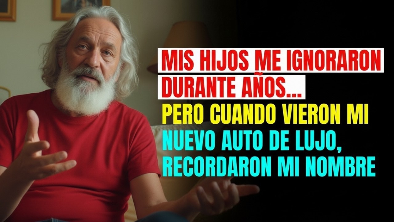 Mis HIJOS me OLVIDARON durante AÑOS… pero cuando vieron mi NUEVO COCHE de LUJO, recordaron quién e