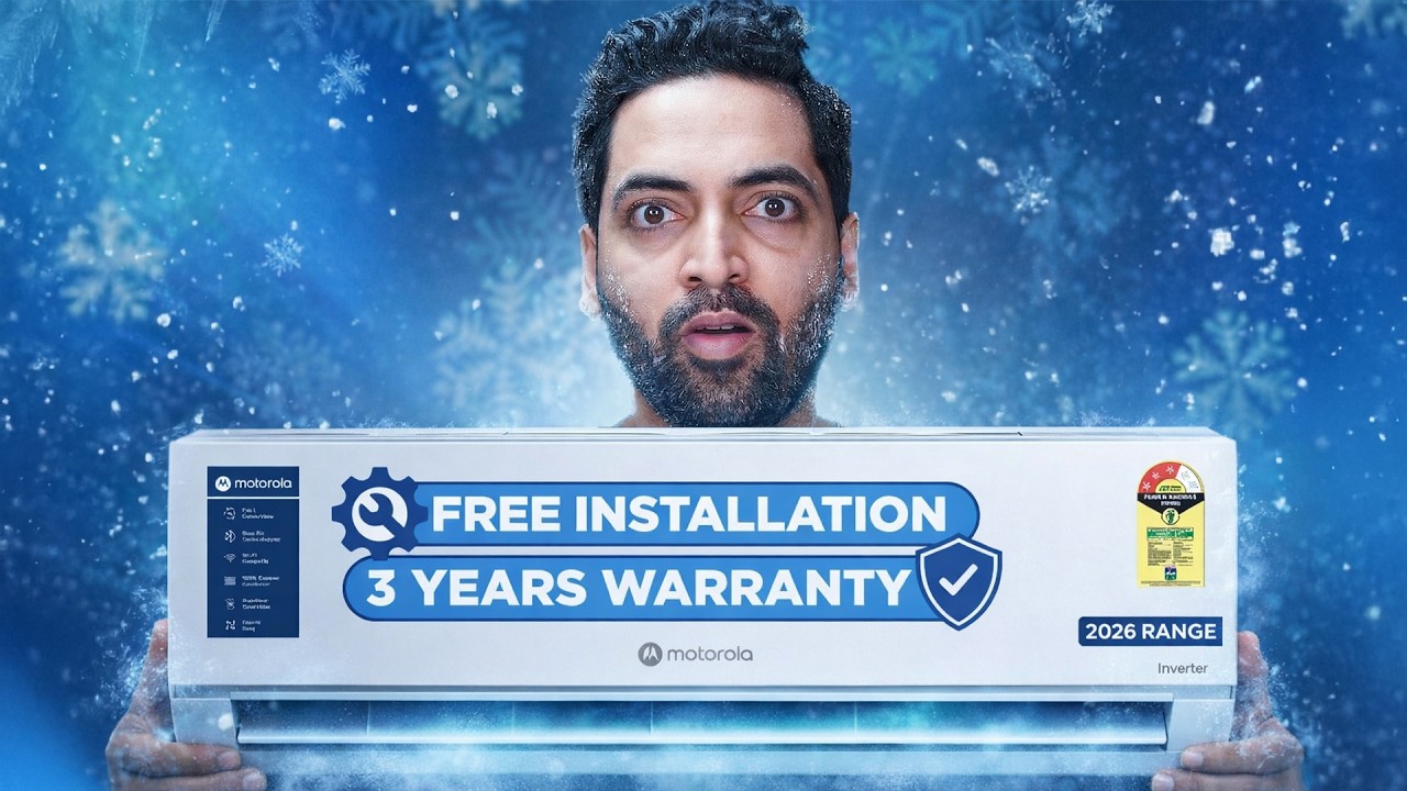 Affordable AC for Indian Summer? Motorola AC Test ⚡