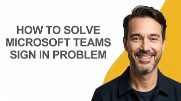 How to Solve Microsoft Teams Sign In Problem - KevinHowTo
