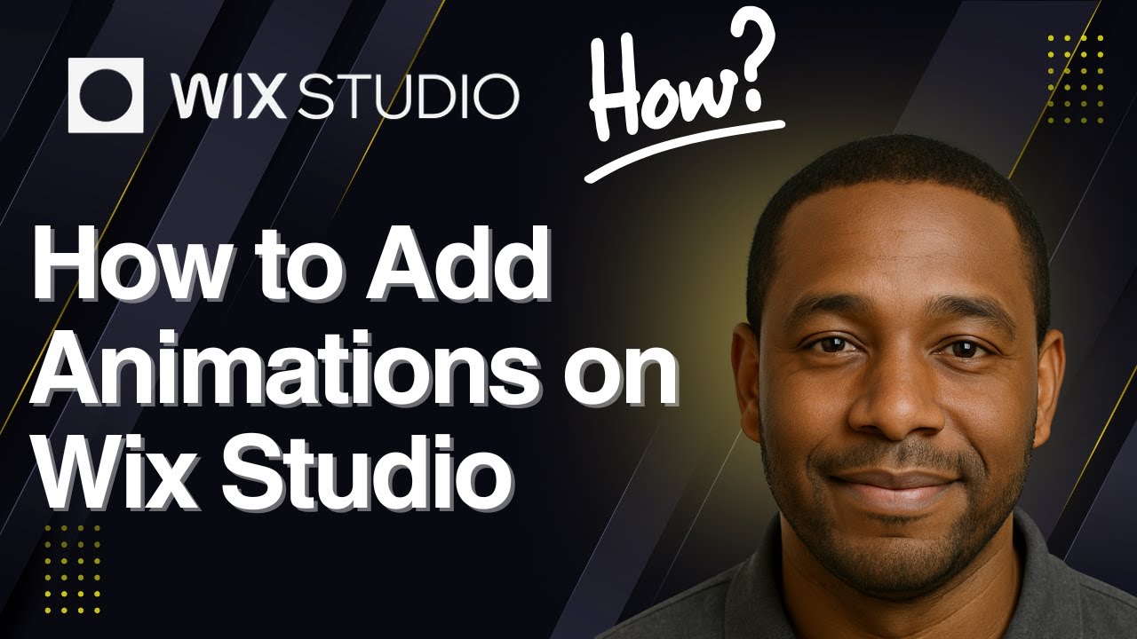 Как добавить анимацию в Wix Studio (урок 2025)
