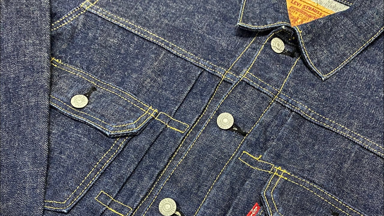 Levi's Trucker Jacket big E 507XX type 2, LVC 90's Repro Japan