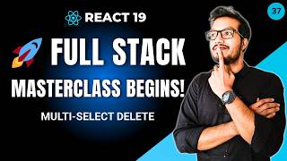React Bulk Delete Tutorial | Delete Multiple Rows with Checkbox | React   Laravel – Ep 37