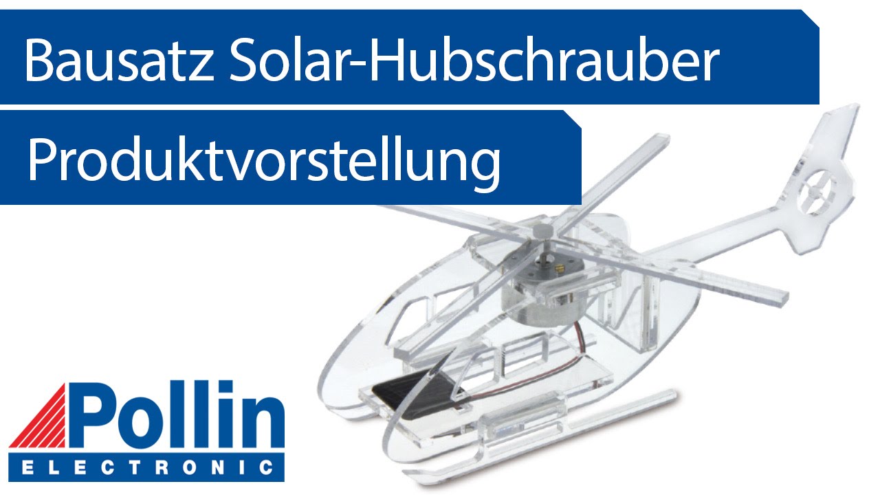Sol Expert Solar-Heli 2022 – Solar-Hubschrauber Aus Buchenholz, Dreht Sich Bei Licht