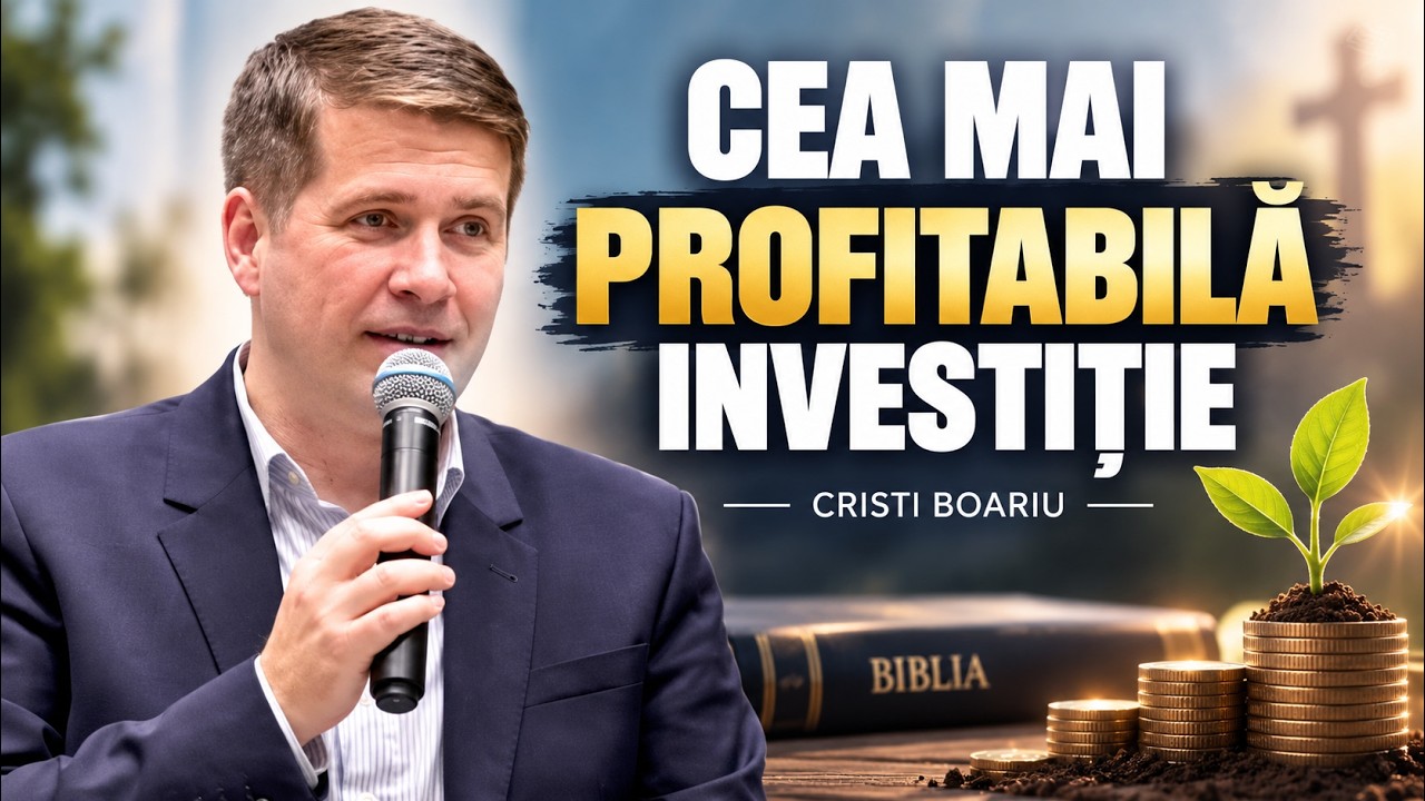 Cristi Boariu - Cea mai profitabilă investiție - predici pentru suflet