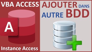 Ajouter dans une autre base de données en VBA Access
