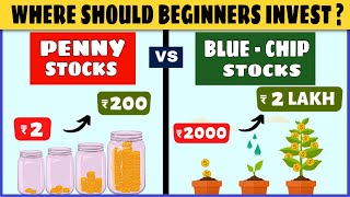 PENNY STOCKS vs BLUE CHIP? How to Get Rich from Stock Market? richmindset