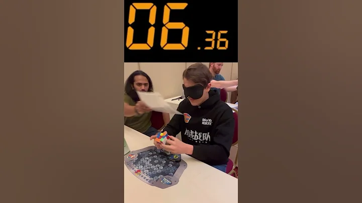 Rubik's Cube Blindfolded in 12.92 Seconds
