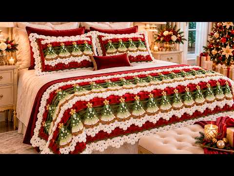 How to Make Christmas Trees for Blankets, Centerpieces, and Ornaments with Just 1 Rectangle