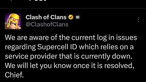 SUPERCELL ID LOGOUT PROBLEM ✅ CLASH OF CLANS ACCOUNT LOGOUT ISSUE ✅ COC ACCOUNT LOGOUT PROBLEM 