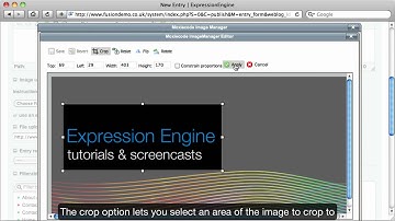 Field types - Image and file upload fields - Expression Engine 1.7 Screencast