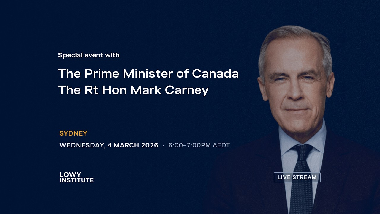 Special event with the Prime Minister of Canada, the Rt Hon Mark Carney