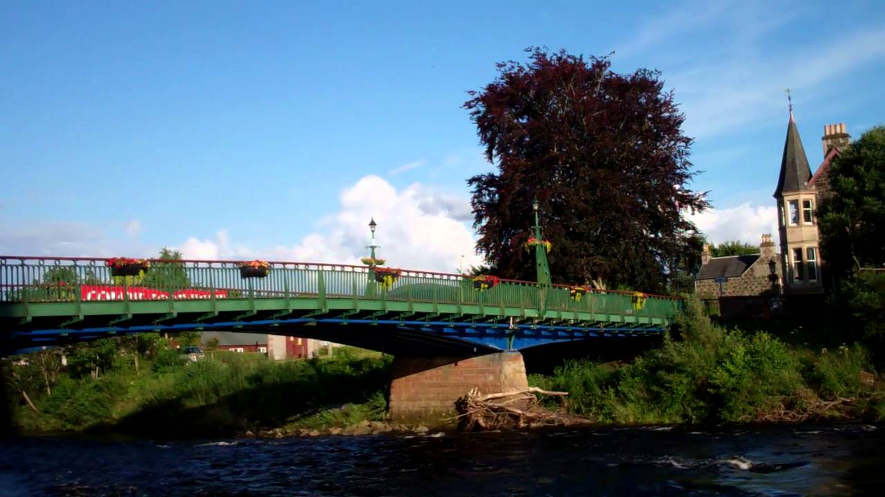 Dalginross Bridge Comrie Perthshire Scotland - YouTube