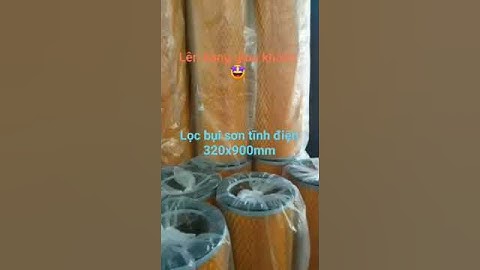 Lõi lọc bụi sơn tĩnh điện (Filter giấy, Filter nhựa)