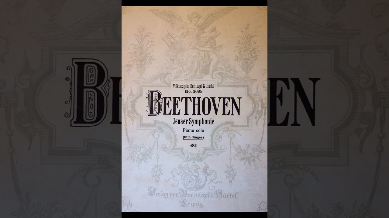 Anhang 1 – Sinfonia in do maggiore “Jena” (di Friedrich Jeremias Witt)   Versione per piano (Singer)