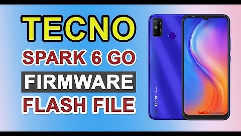 Tecno KE5K Spark 6 Go Full Flash Official Firmware install .