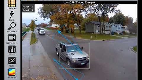 intuVision Vehicle Turn Counts and Dwell Heatmap from Spack CountCAM2 Video