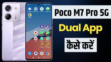 poco m7 pro dual app | poco m7 pro me dual app kaise chalaye | clone apps