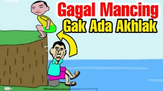 Kartun Lucu, Gagal Mancing, Gak Ada Akhlak
