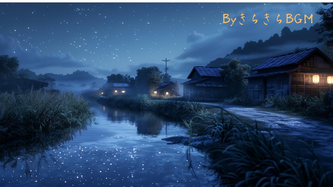 心が洗われる温かい旋律に身を任せてください。幸せな気持ちになれるBGMで豊かなときを／Deep Sleep Piano – Quiet Japanese Riverside Night ｜