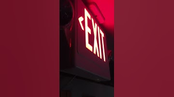 exit sign test 1